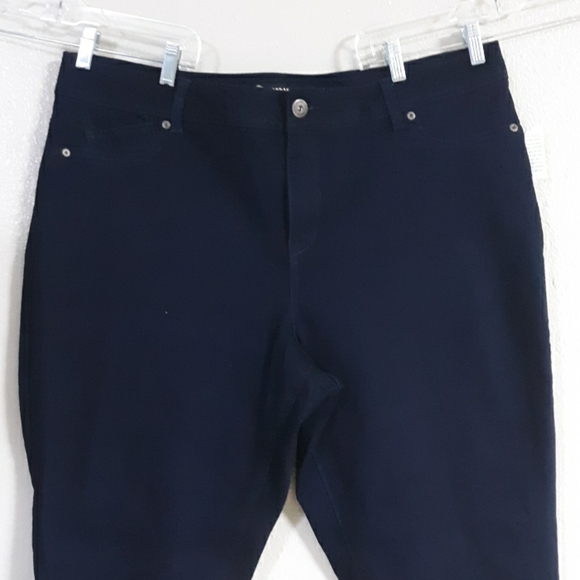 JORDACHE DENIM LEGGINGS 22W Blue - Picture 2 of 7